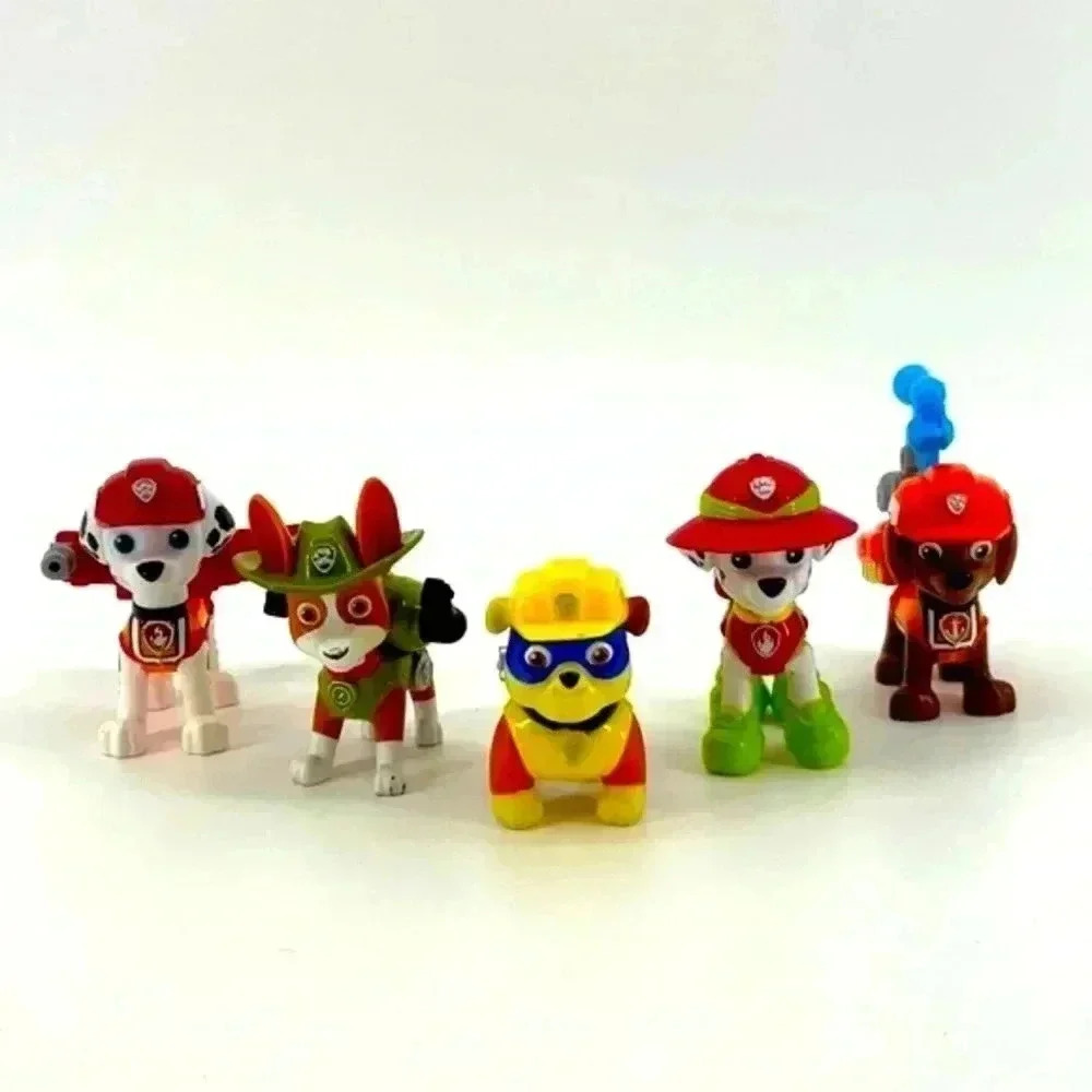 PAW PATROL FIVE COLLECTIBLE  TOY FIGURES